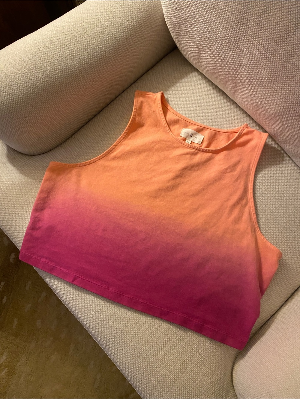 Lou & Grey Ombré Cropped Tank